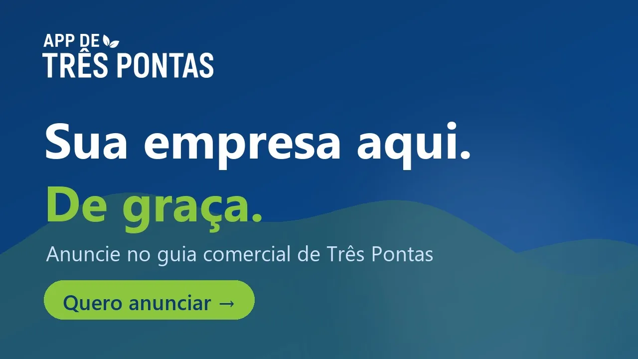 Anuncie sua empresa de graça no App de Três Pontas